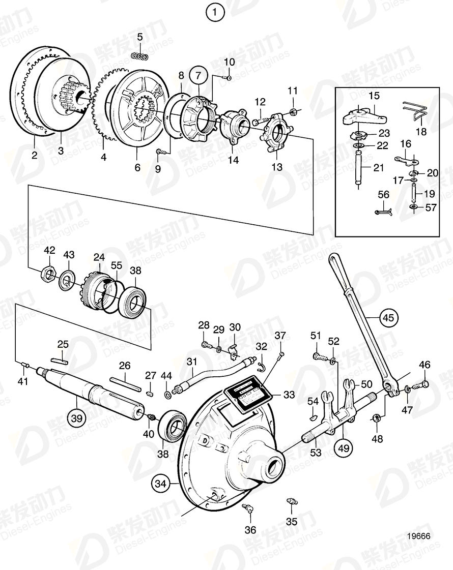volvo penta Key 862784 Drawing volvo penta Key 862784 Drawing